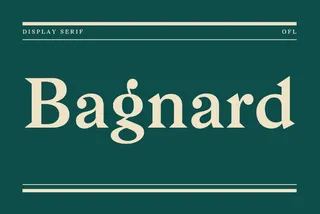 Bagnard - Free Display Serif Font
