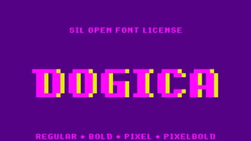 Dogica 1980s Game Font