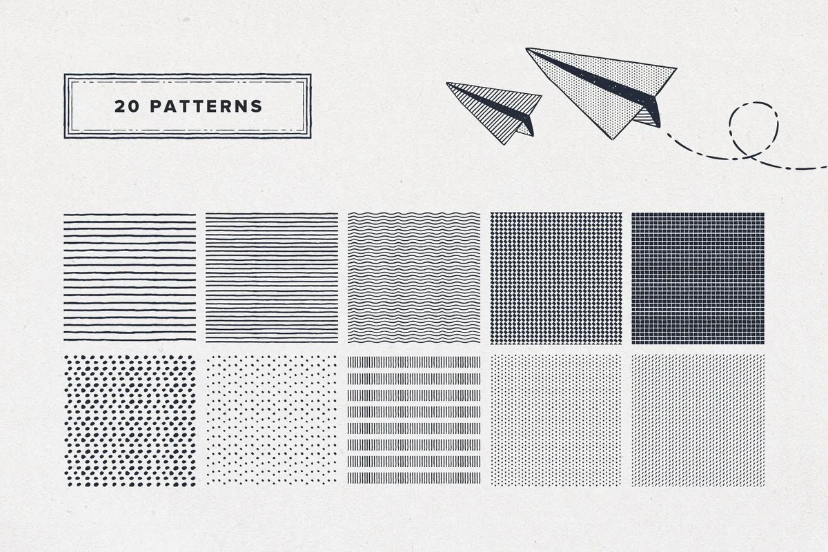 Lighthouse Liner Illustrator Brushes