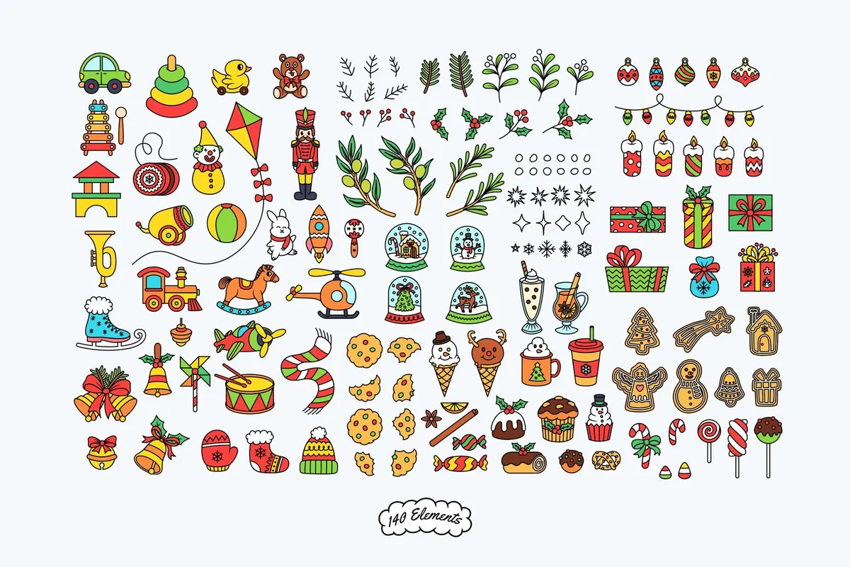 Christmas Cartoon Curiosities — Graphics