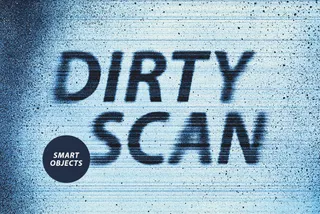 Dirty Scan Text Effect