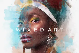 Mixed Art Photo Effect
