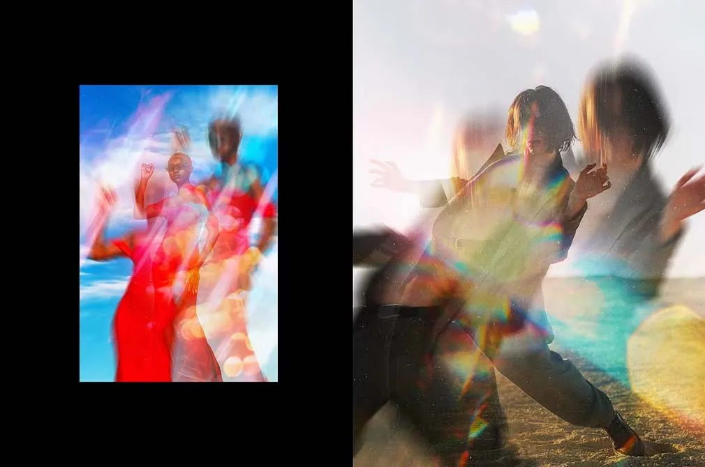 Prism Effect with Light Leak Overlay