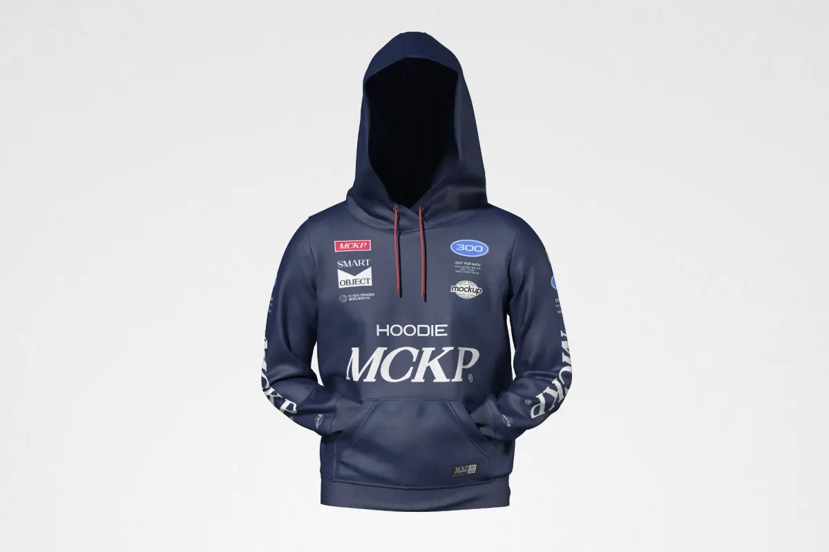 Motorsport Hoodie Mockup