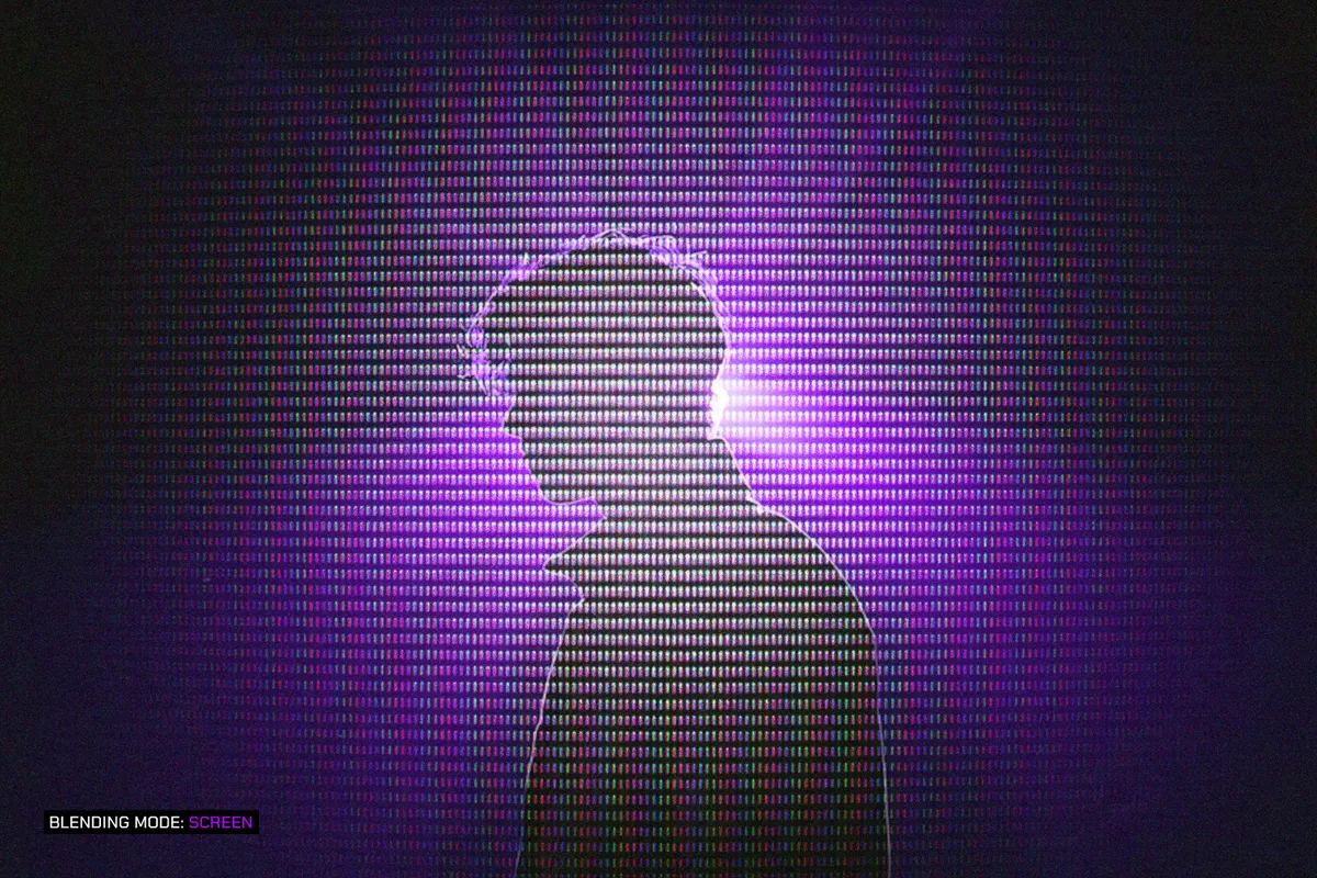 LED Screen Textures. VHS Collection
