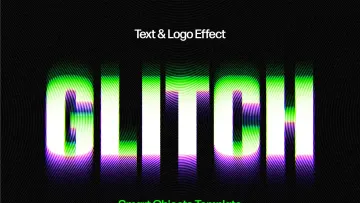 Color Glitch Text Effect