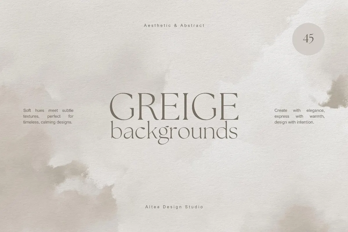 Greige Watercolor Texture Backgrounds