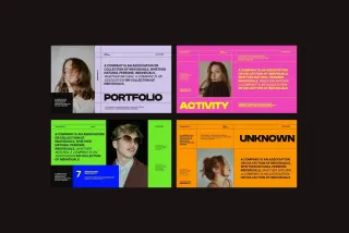Colorful Brand Identity Audrey PowerPoint Template
