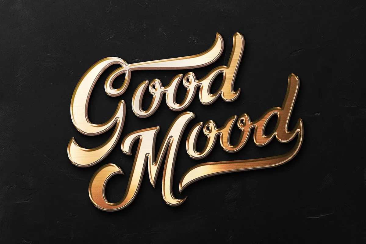 Gold Metal Text & Logo Effect