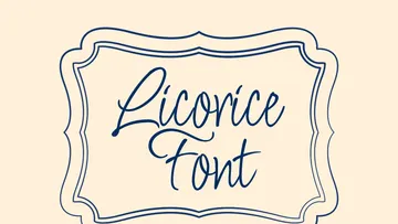 Licorice Font
