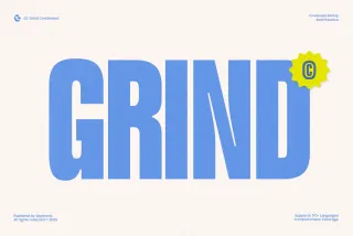 GC Grind - Bold Condensed Fonts