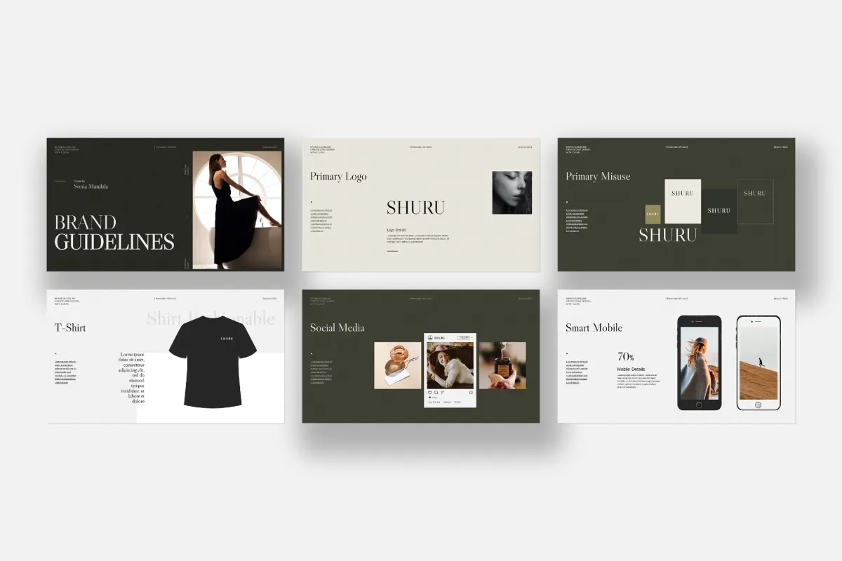 Brand Guideline Presentation Template
