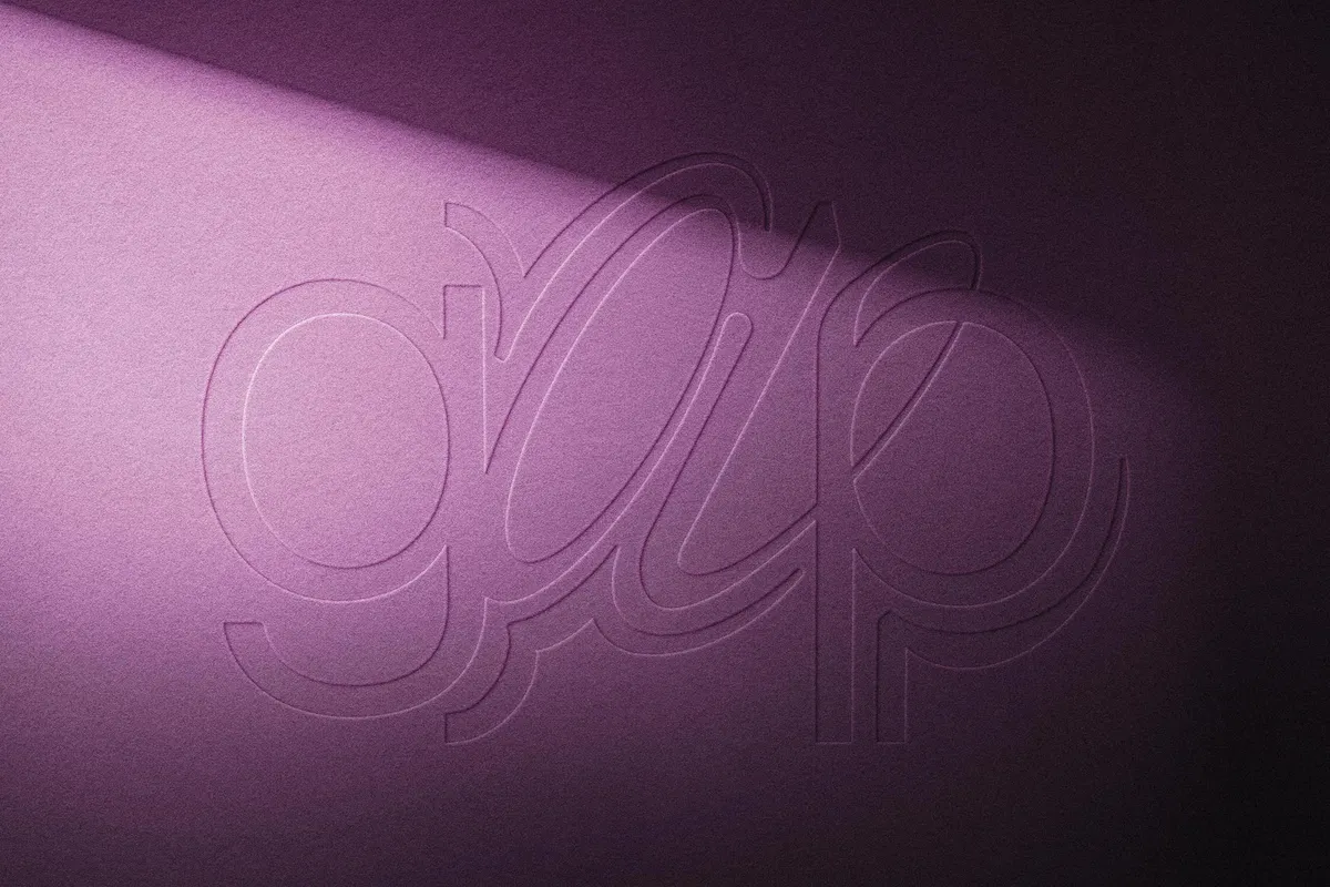 Embossed Paper Logo Mockups Pack
