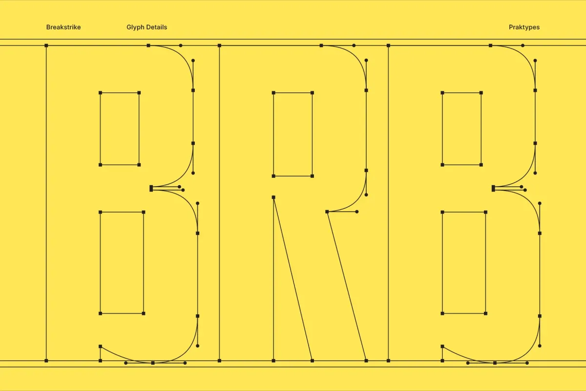 PRAK Breakstrike - Bold Condensed Display Font