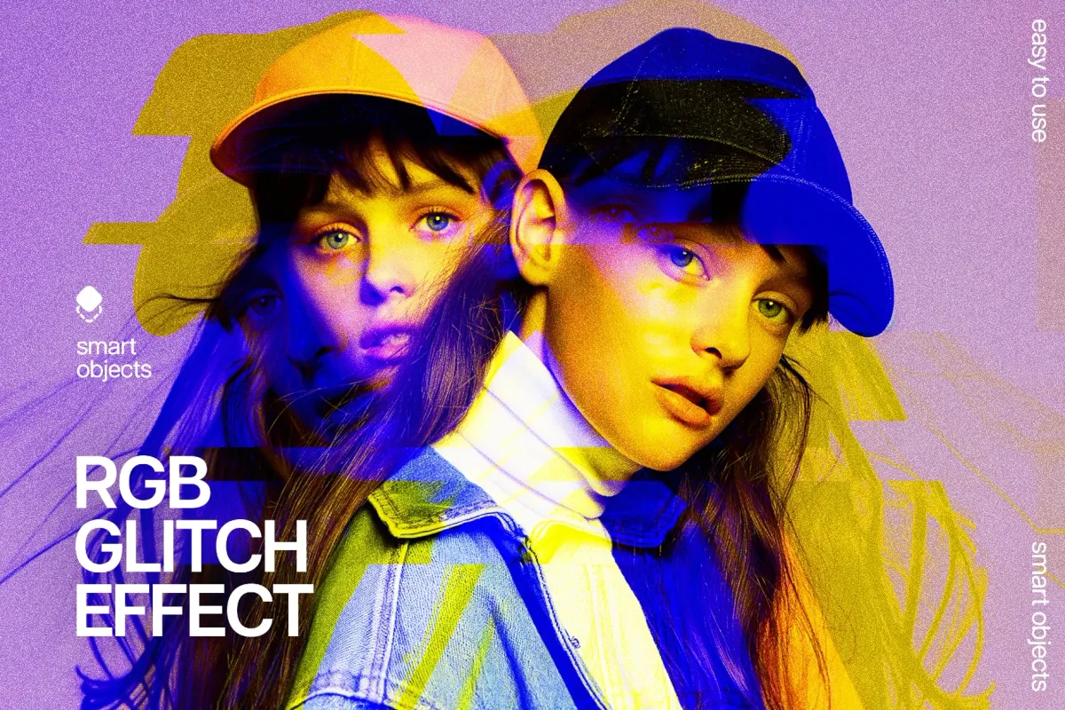 RGB Glitch Photo Effect
