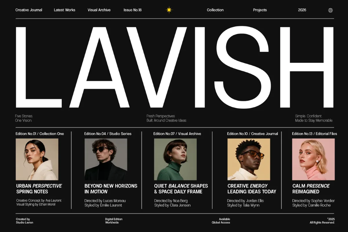 Calven - Geometric Sans Serif Font Family