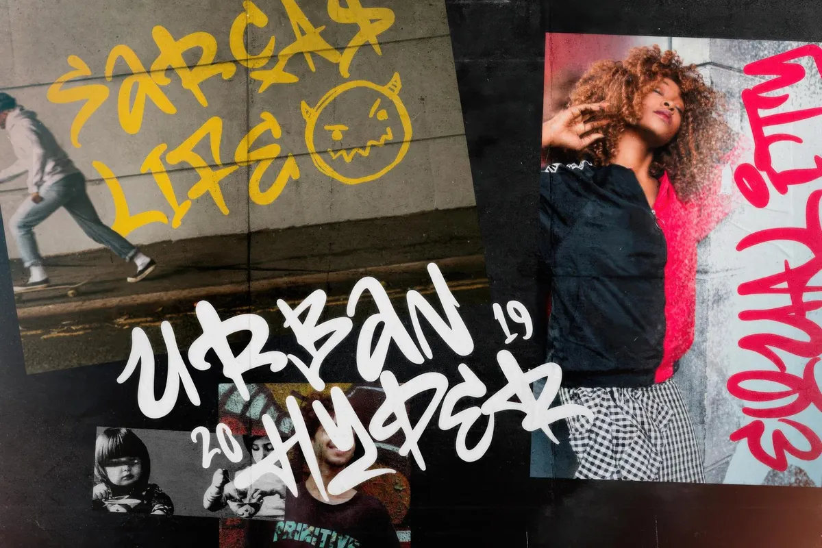 Black Discord — Graffiti Font