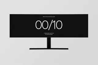Wide Screen Mockup