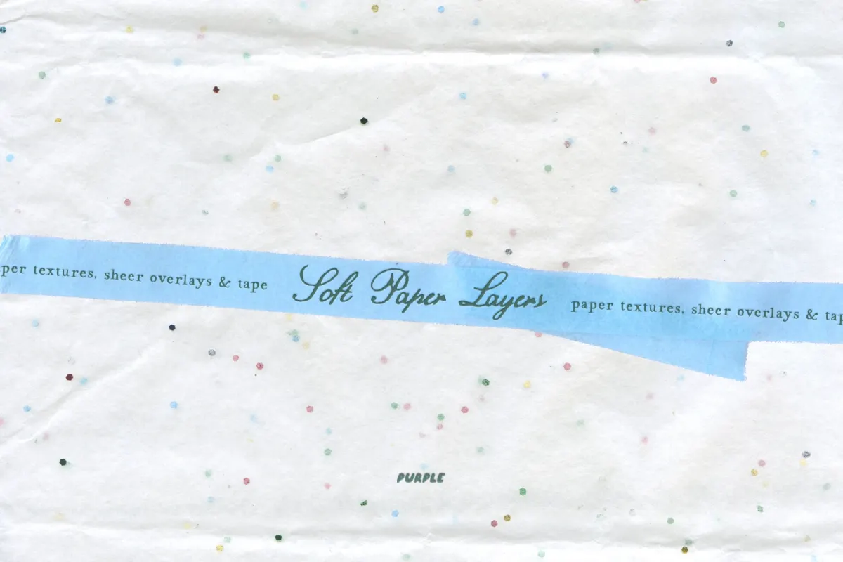 Soft Paper Layers: Textures & Tape