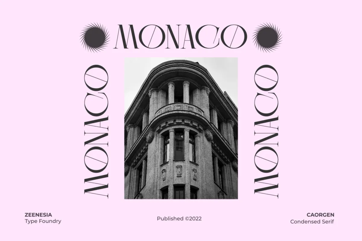Caorgen - Fashion Display Serif Font