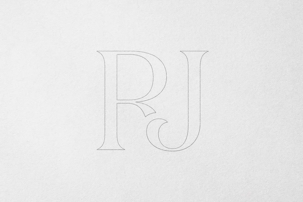 Blueprint-Style Logo Mockup