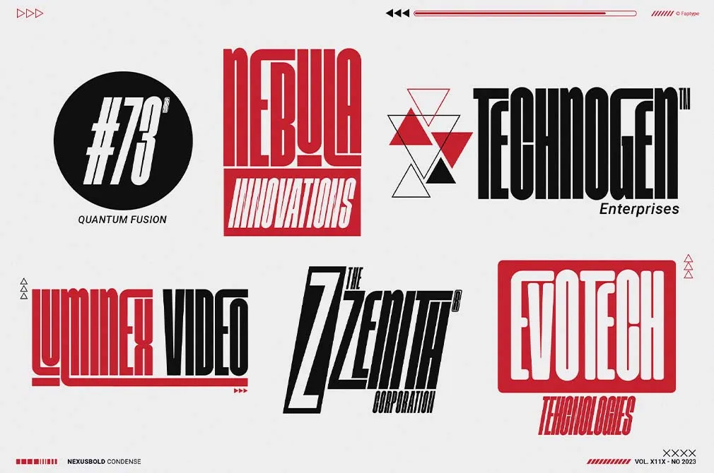 Nexusbold | Modern Condensed Sans