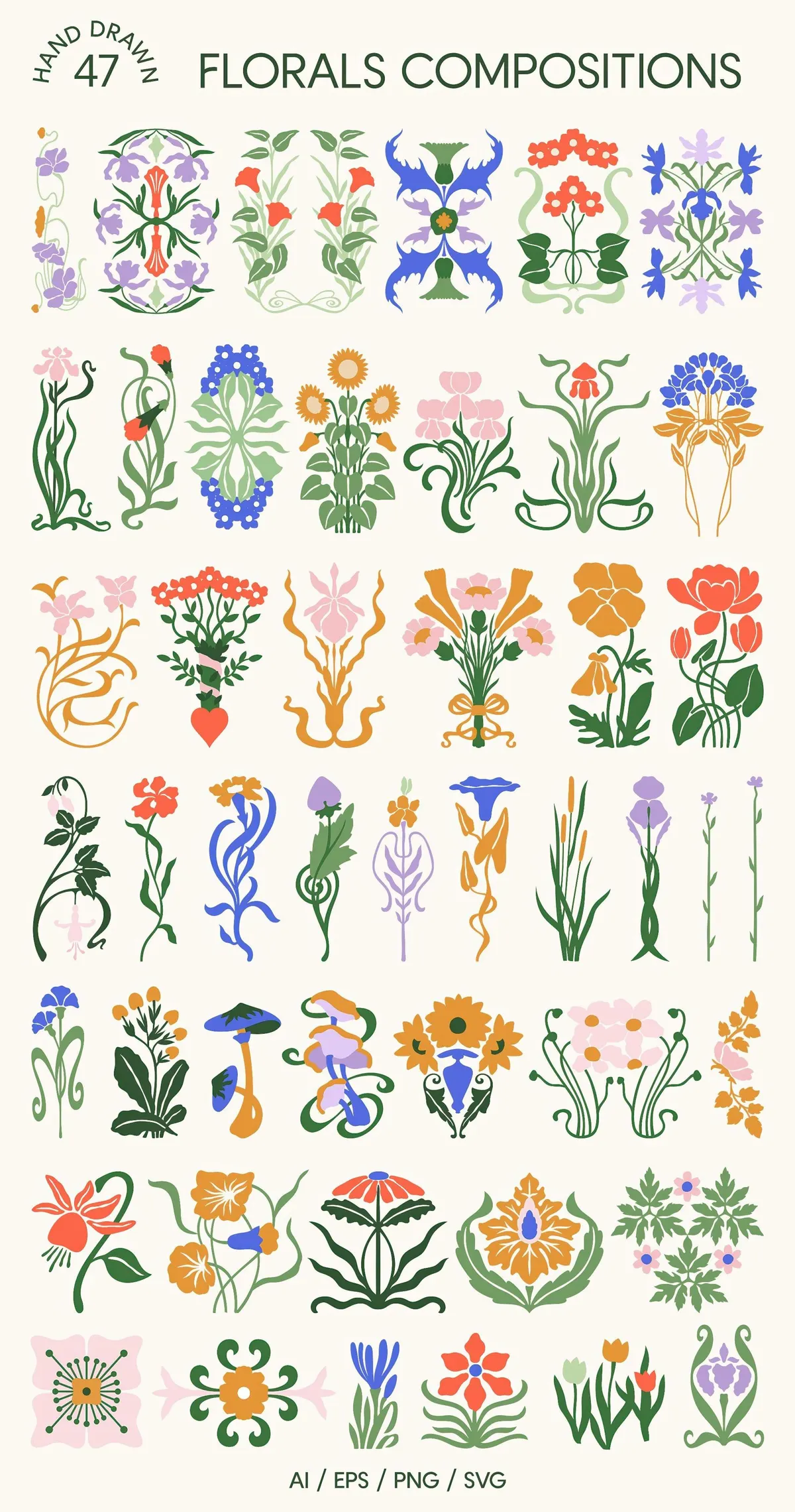 Art Nouveau Vector Print Creator