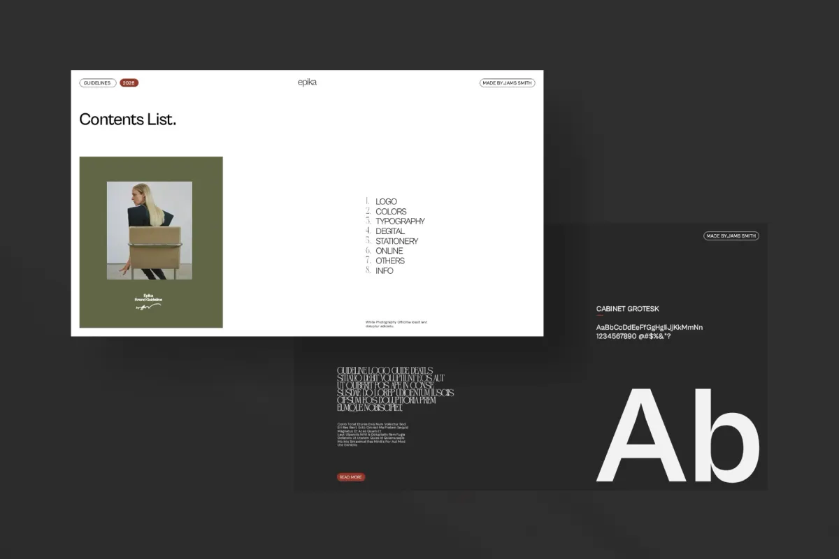 Minimal Brand Identity & Guidelines Presentation