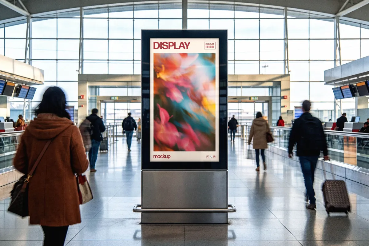 Airport Display Mockup