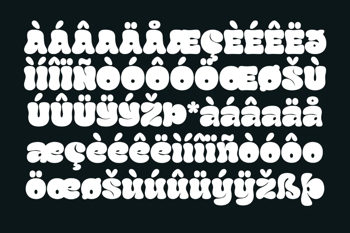 Kren - Graffiti Bubble Font