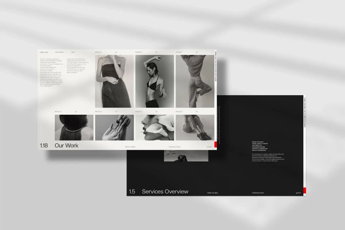 RUBE - Fashion Portfolio Presentation Template