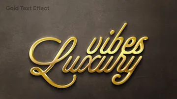 Golden Text Effect