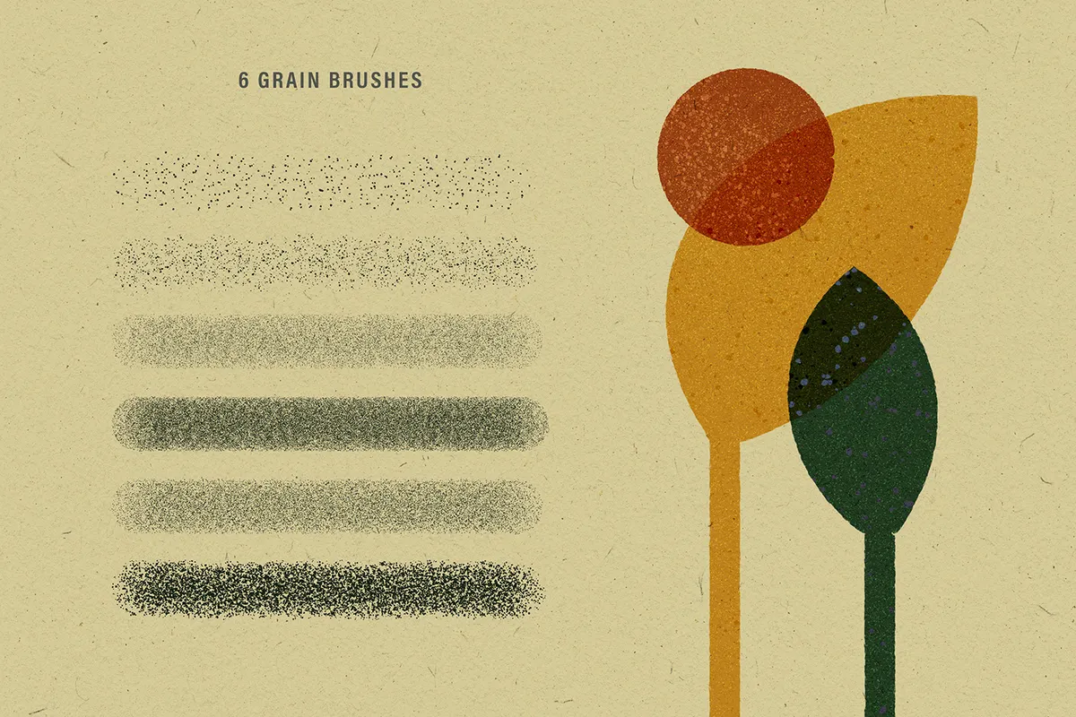 Printing Press Illustrator Brushes
