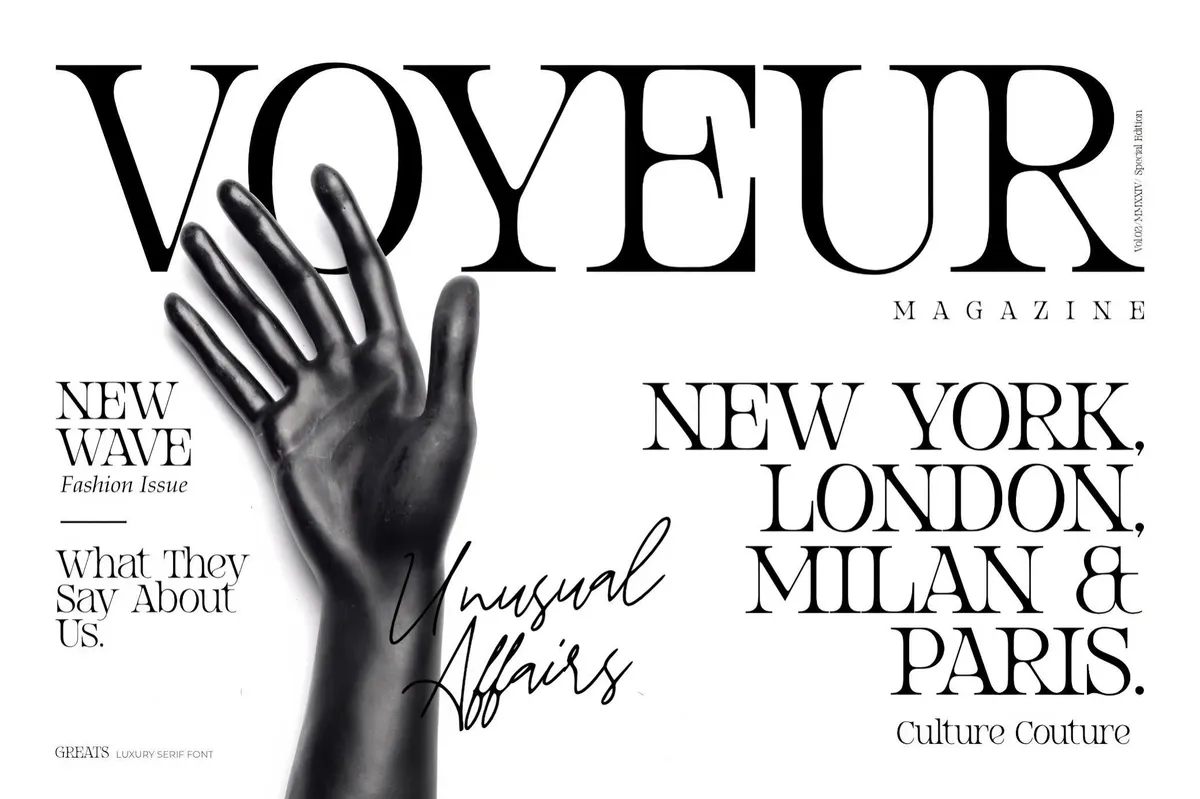 Greats — Luxury Serif Font