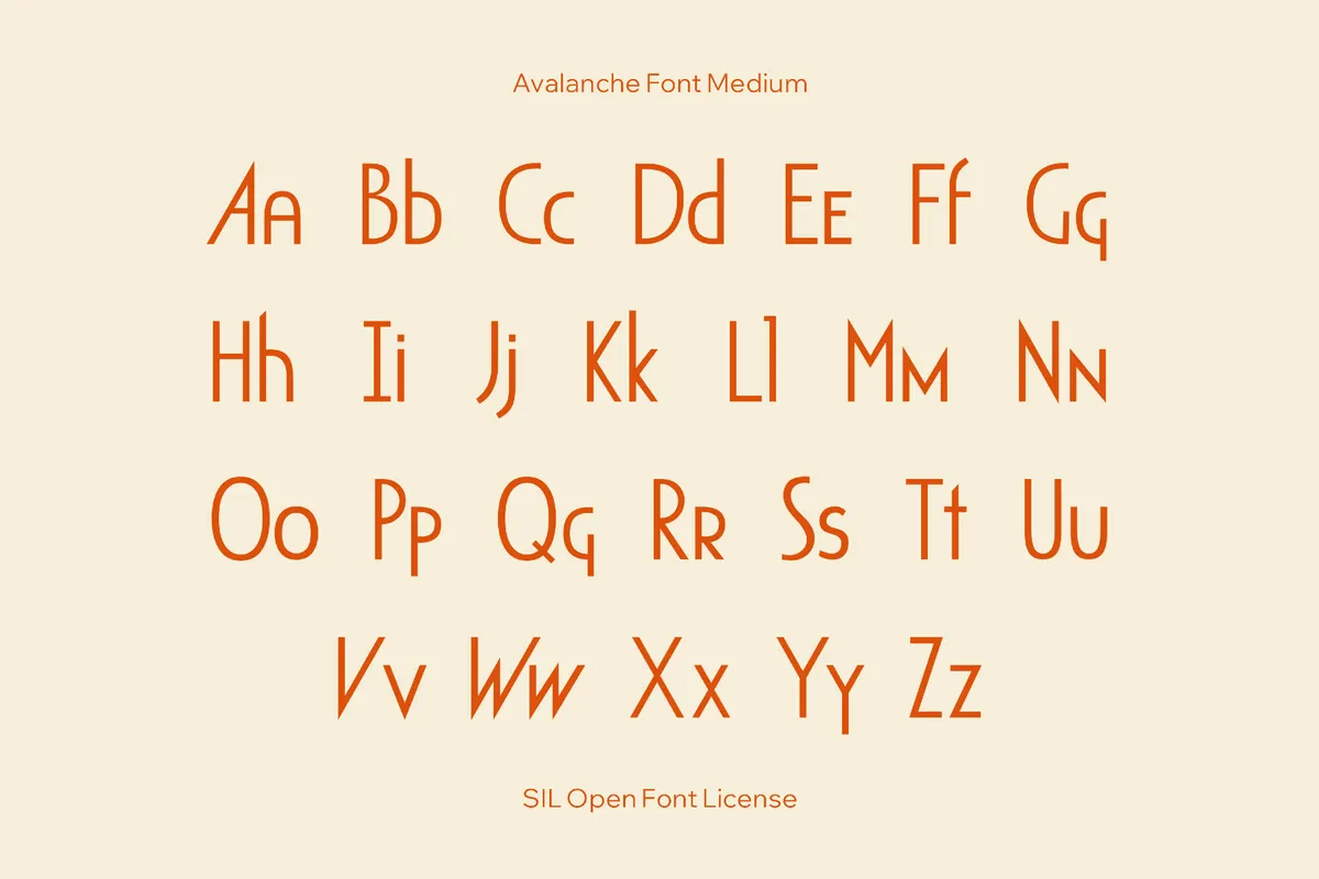 Avalanche Font