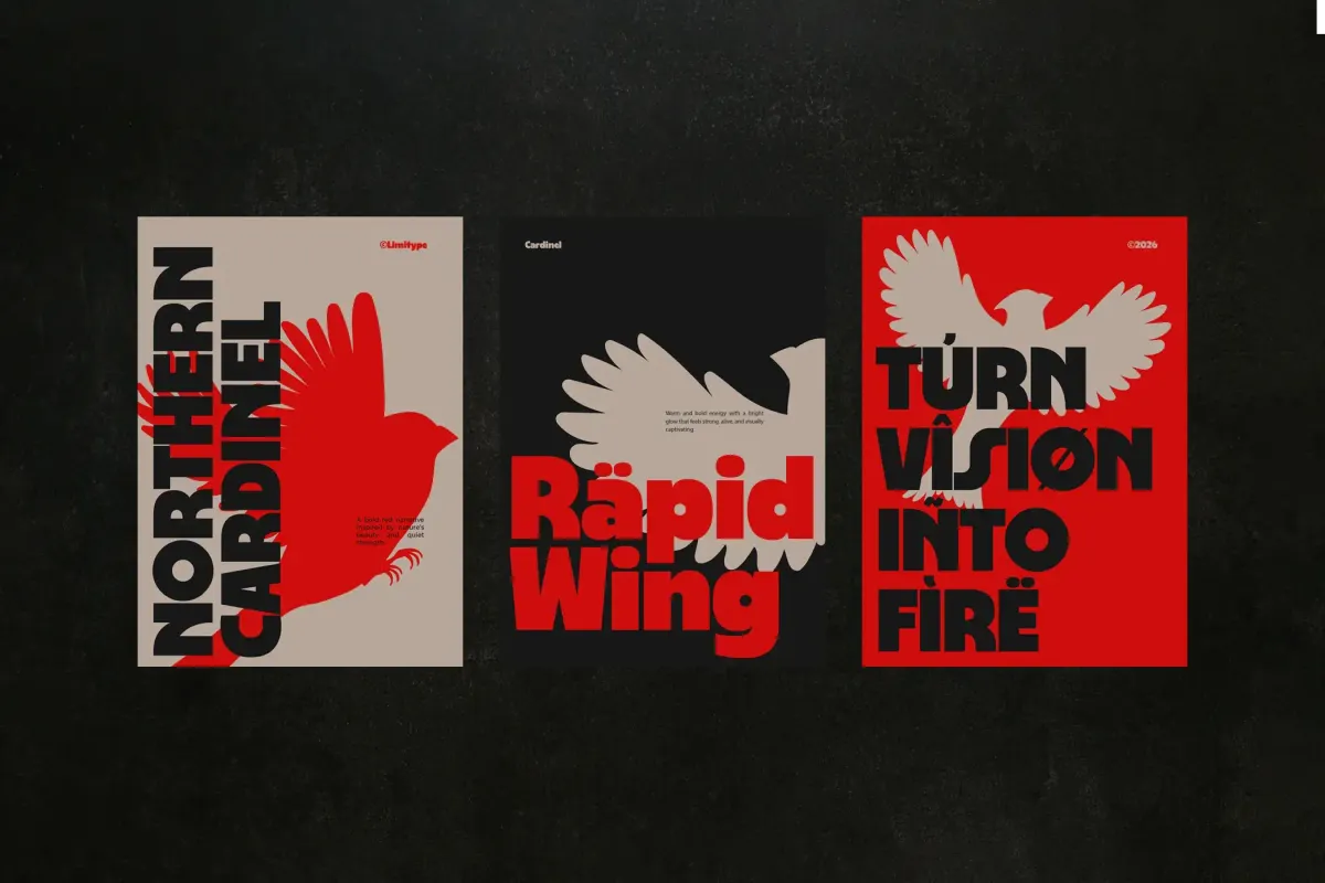 Cardinel - Bold Display Font