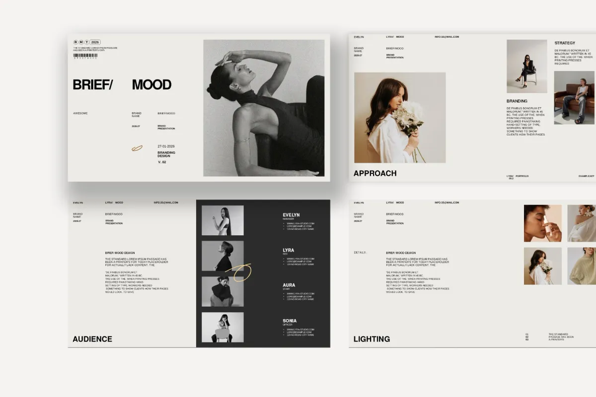 Mood And Brief Template