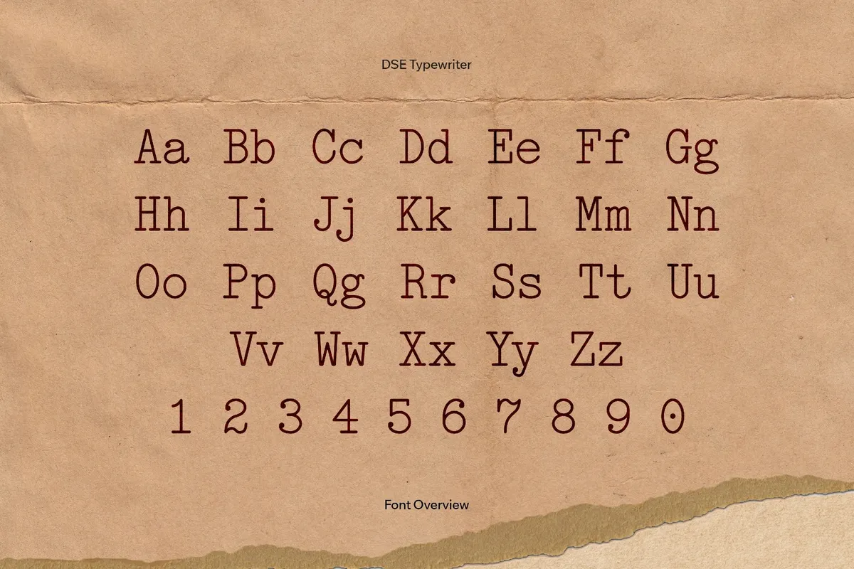 DSE Typewriter Font