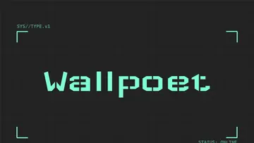 Wallpoet Retro Game Font