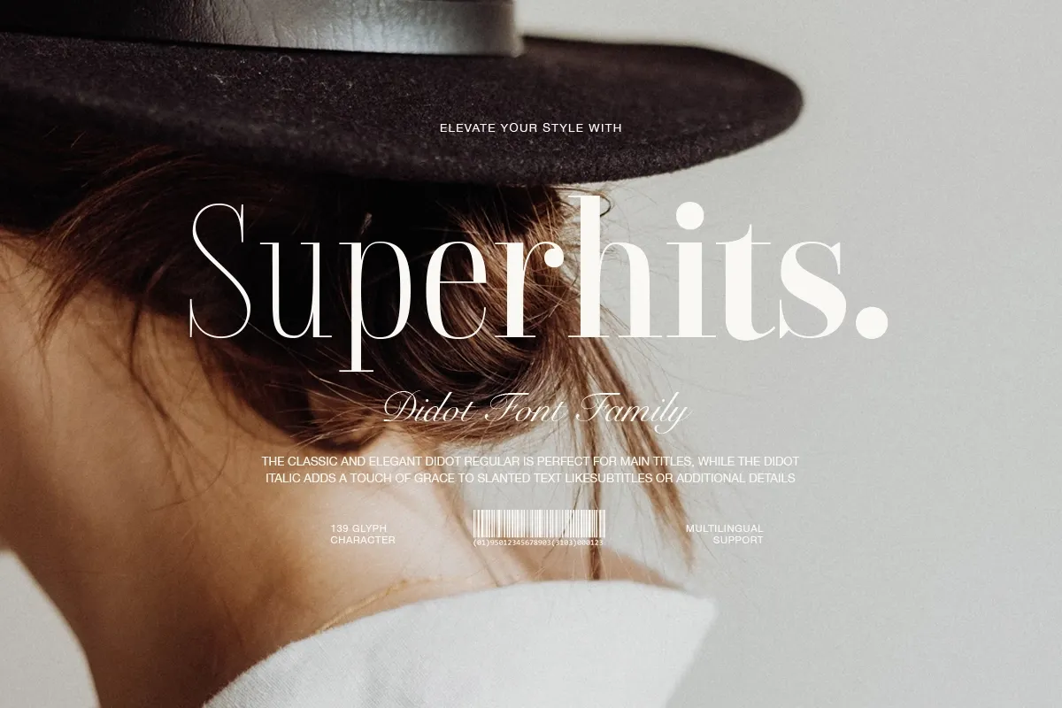 Luxury Didot Serif Font Family