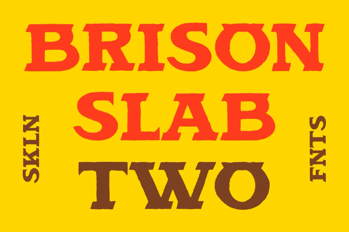 SFC Brison Slab Two - Desert Western Font