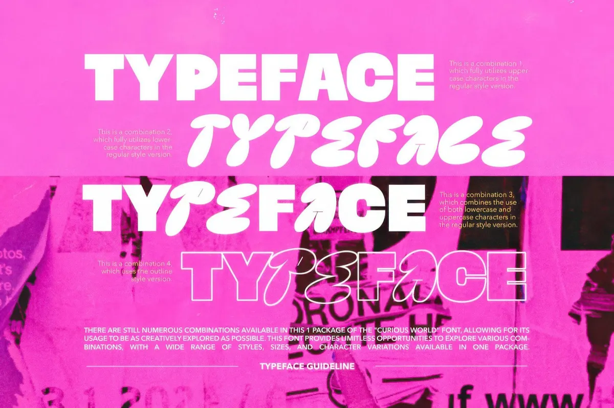 Curious World — Fancy Bold Font
