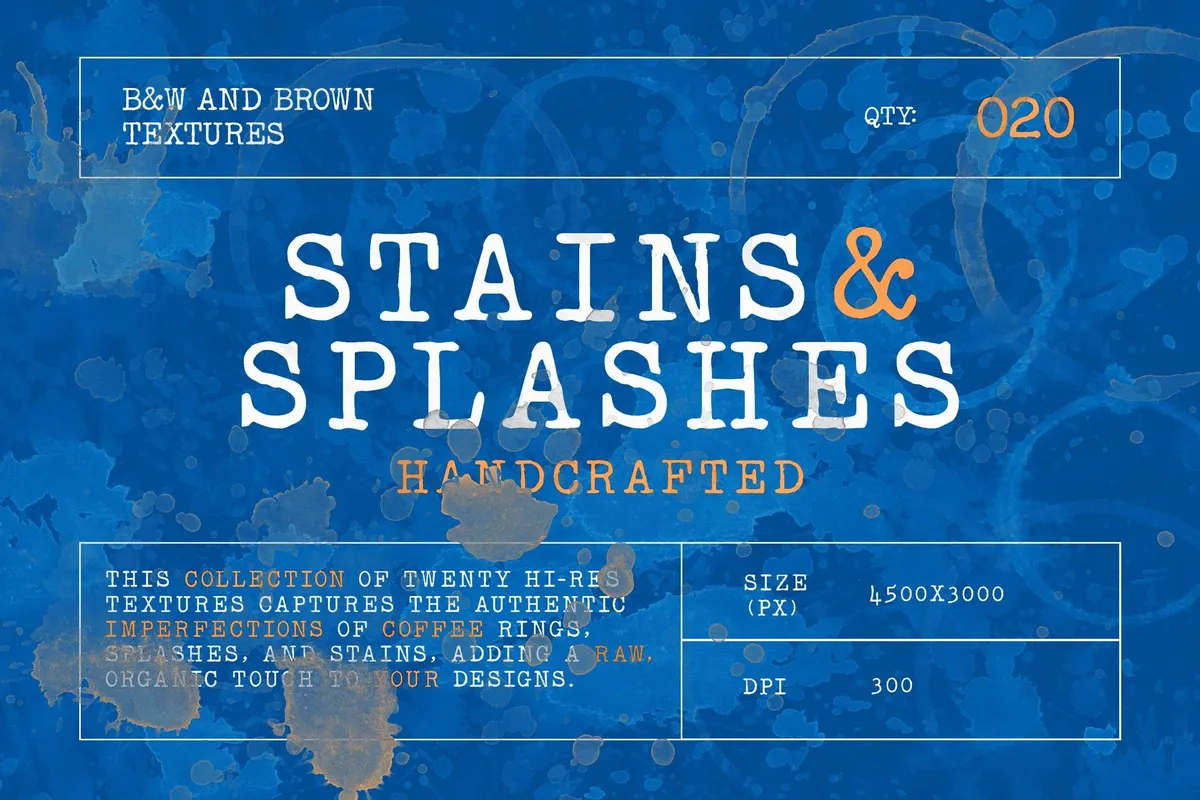 Stains & Splashes Crafted Textures
