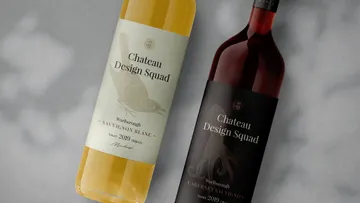 Wine Bottle Mockup