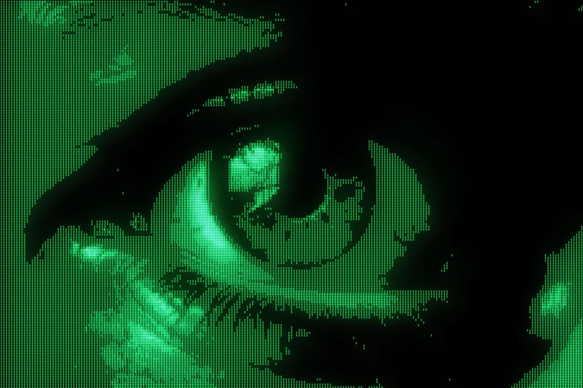Analog Retro-Futuristic Monitor Effect