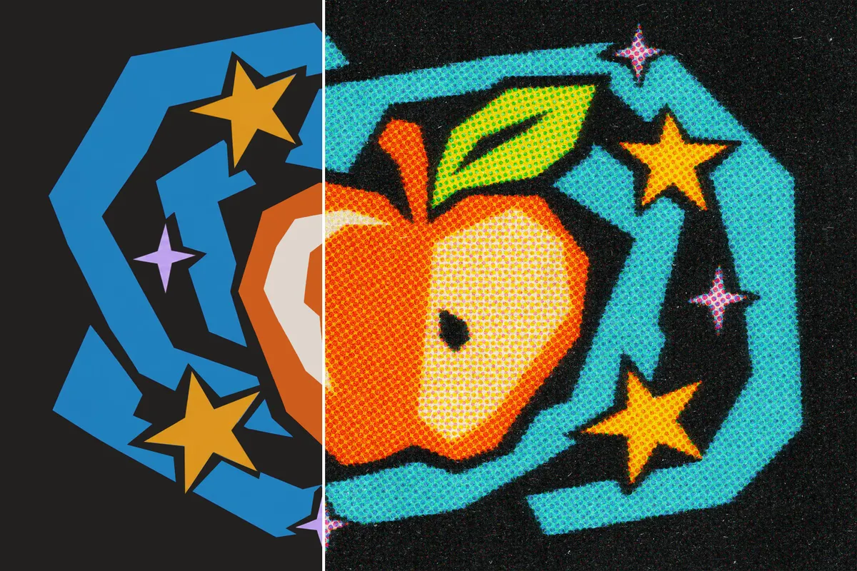 Colorful Halftone Template