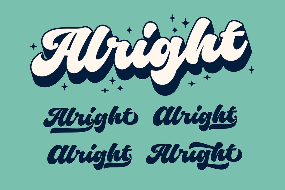 Klite Retro Script