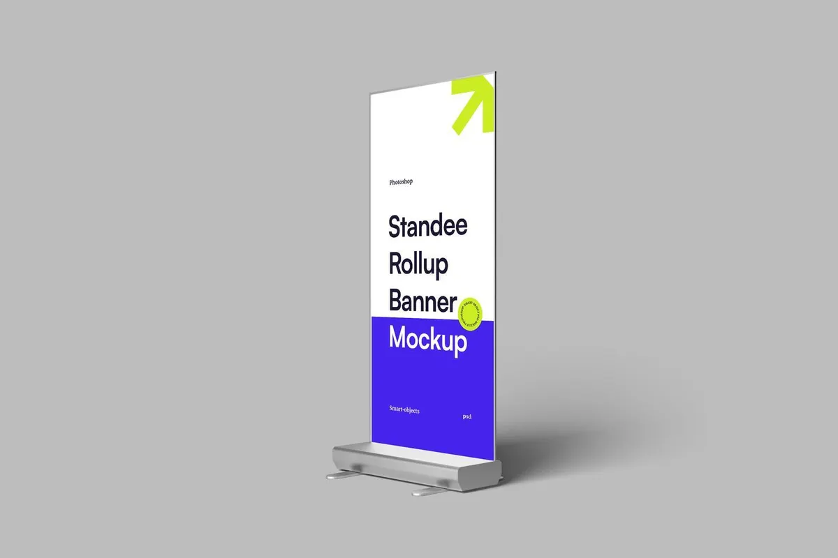 Standee Rollup Banner Mockups