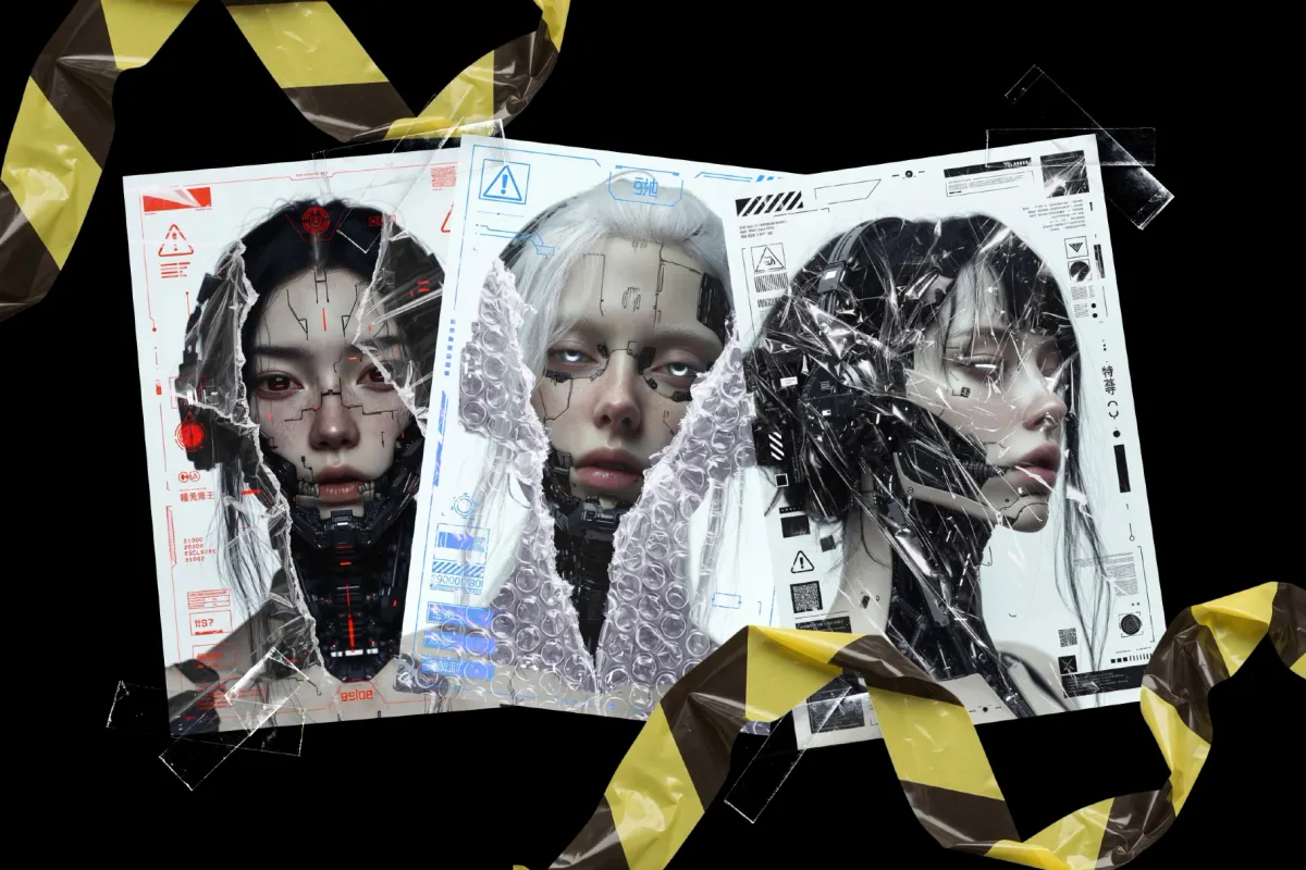 Hyper Plastic Graphics and Textures