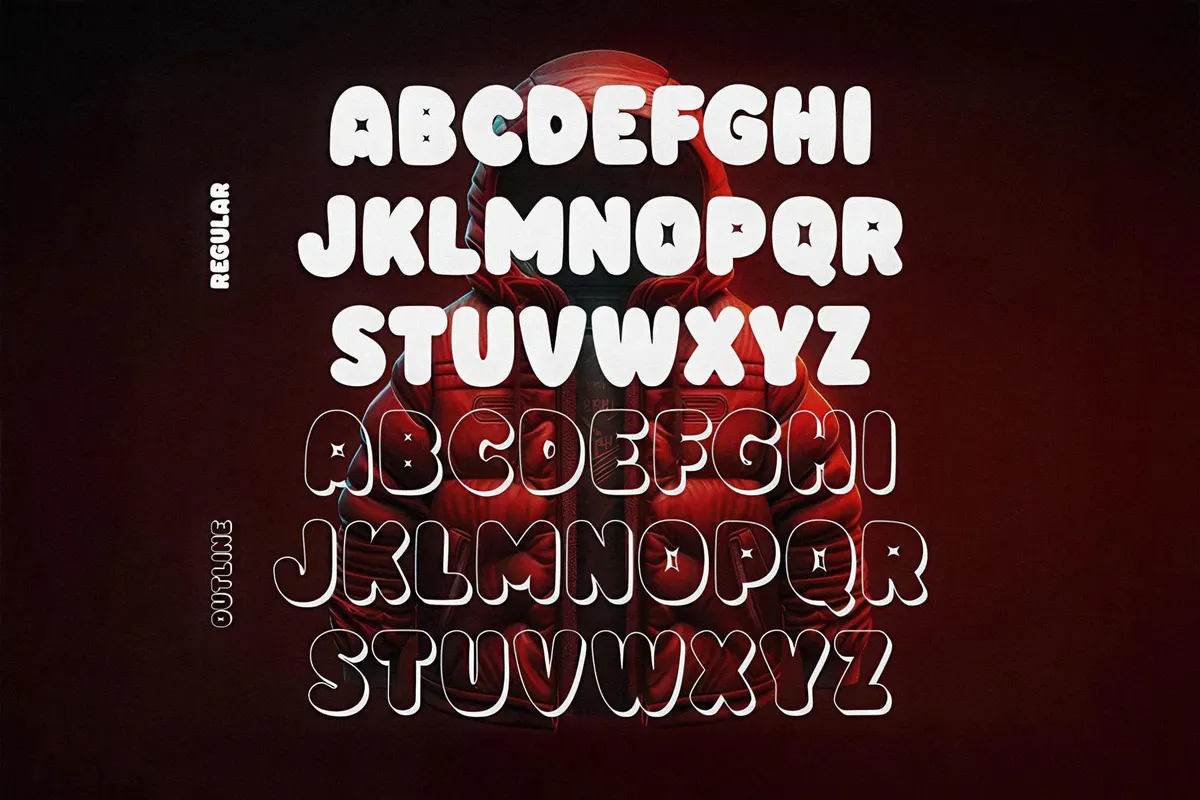 Double Bubble 3D Typeface